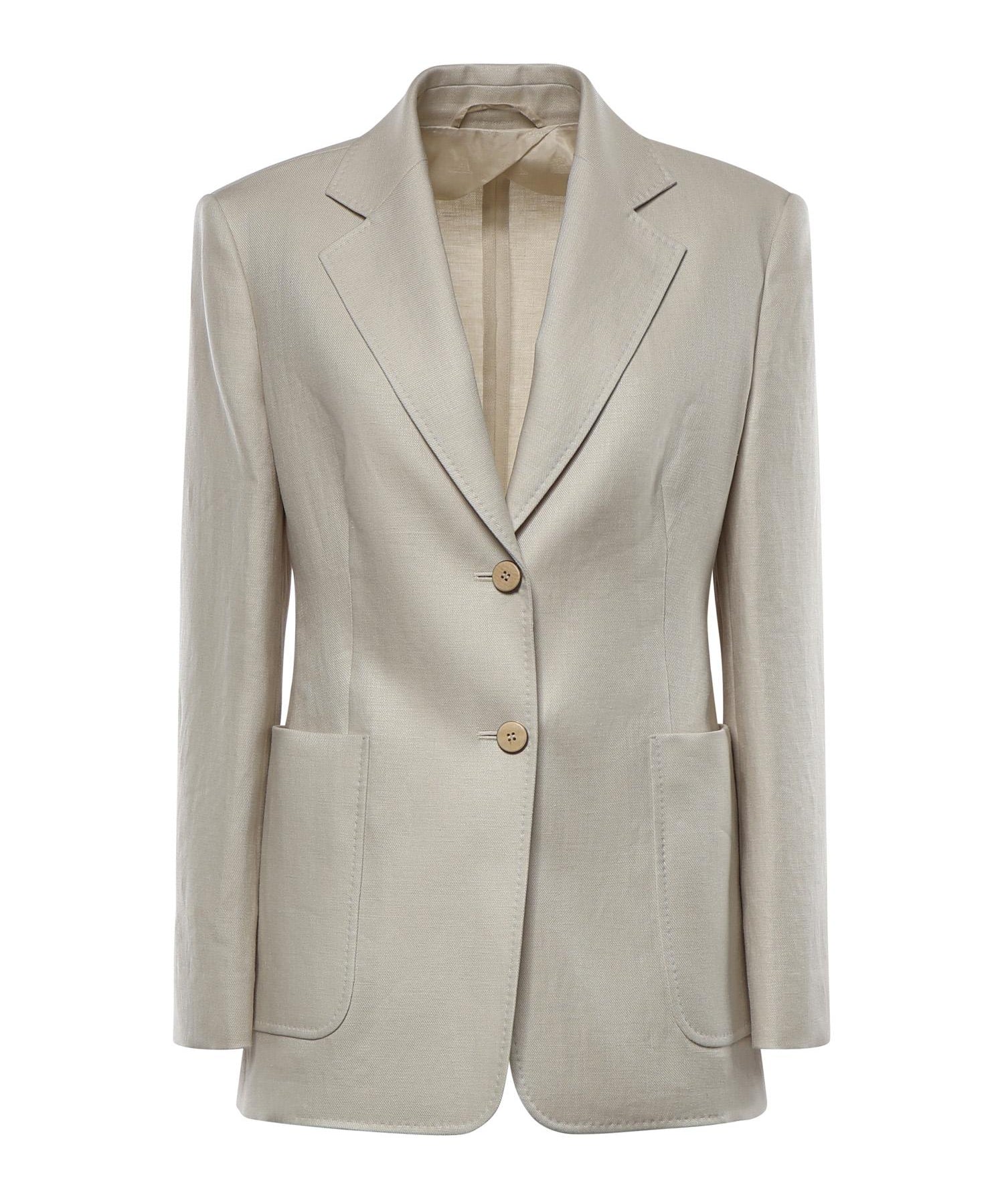 Blazer monopetto in lino 2611041052600 006 MAX MARA 