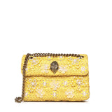Mini bag Kensington in rafia 5576893999 YELLOW KURT GEIGER 