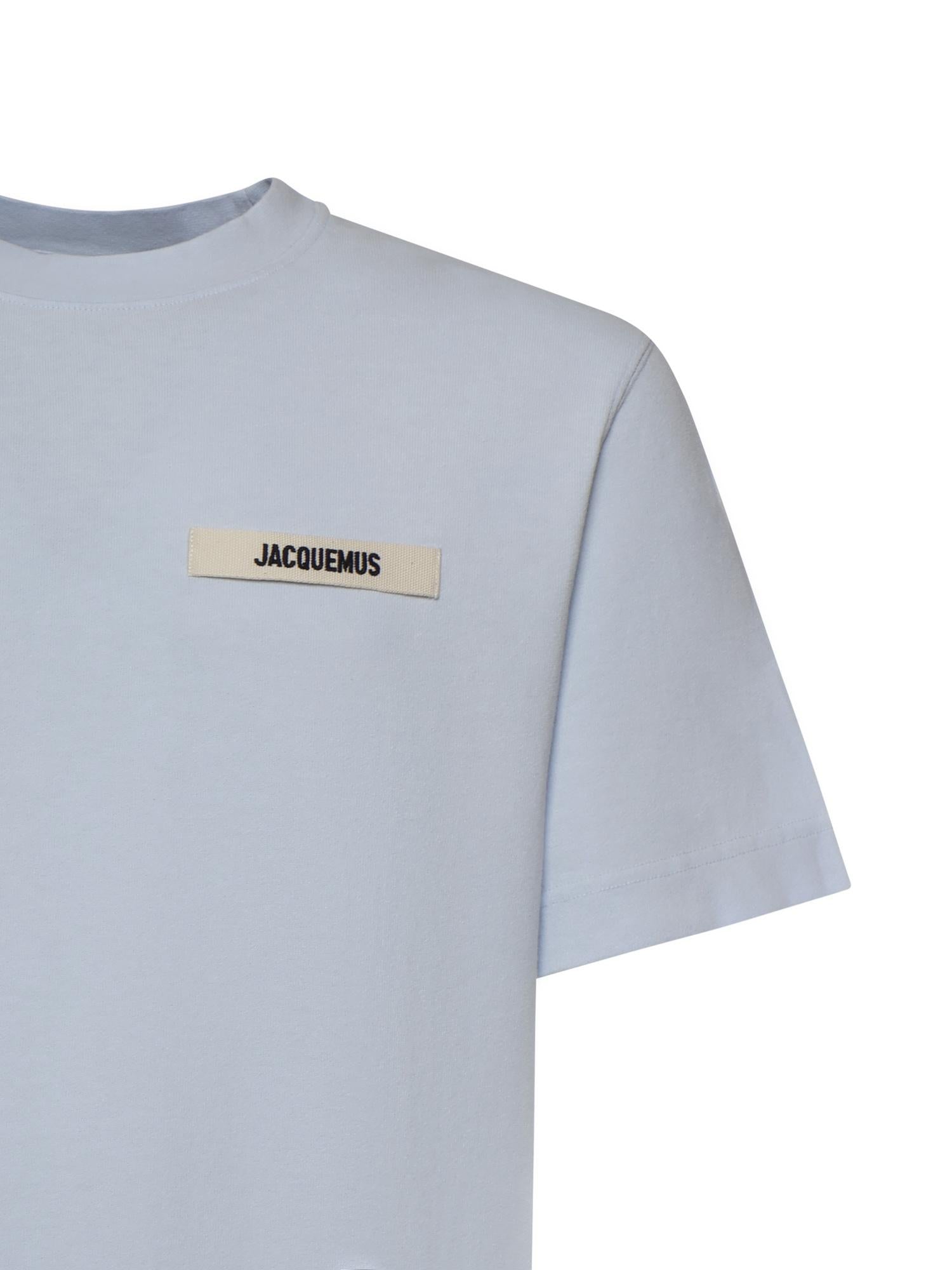 T-shirt in cotone con logo TSM00133AJ00226 321 JACQUEMUS 
