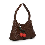 Borsa a spalla Zelda in pelle 73BS9O603 ZELDAMORO V° 73 