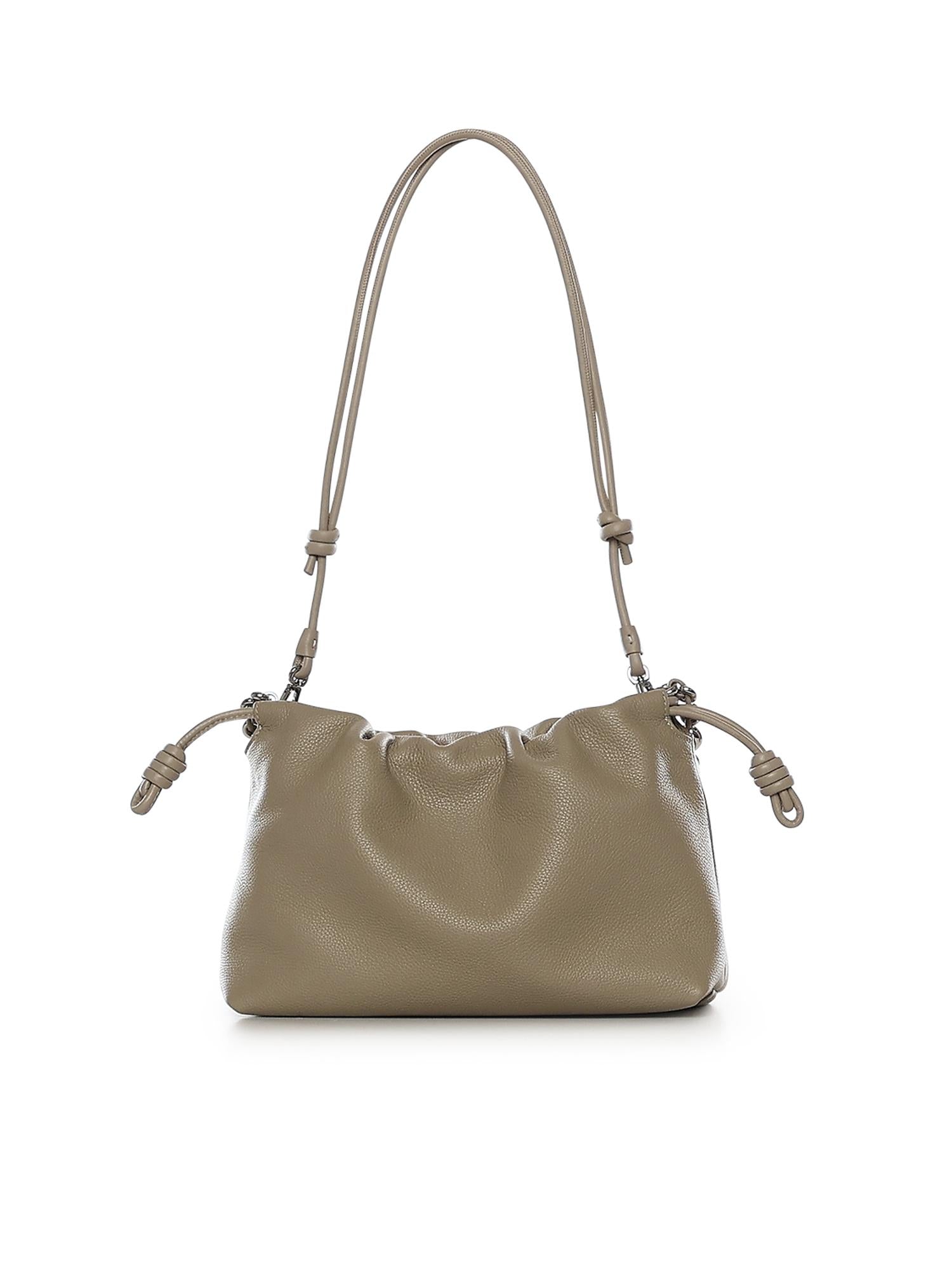 Borsa Flamenco Purse media in pelle di vitello <BR/> A411FCRXAP 5541 LOEWE 