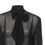 Camicia in georgette 26FWNMANCA-0009  NINEMINUTES 
