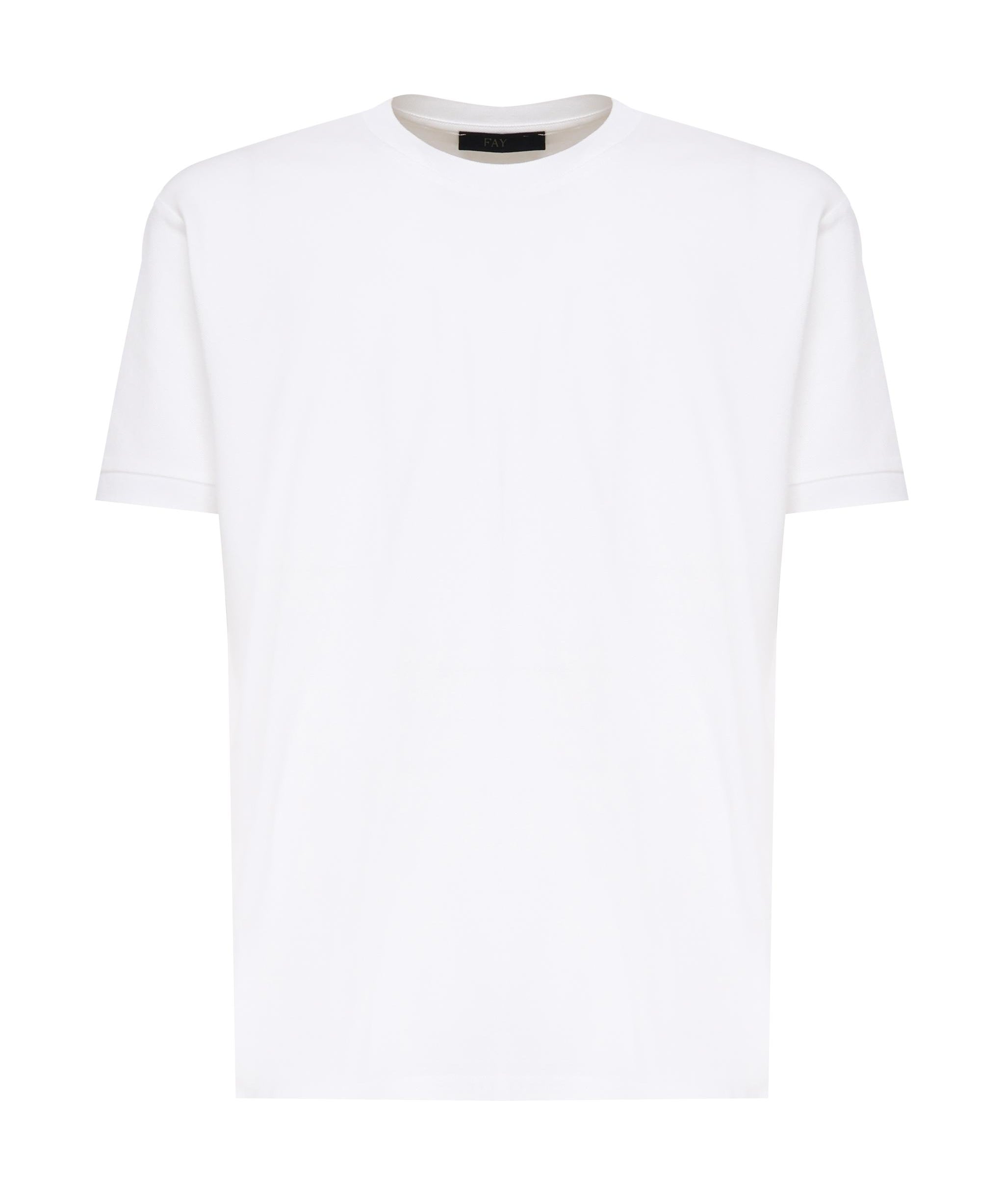 T-shirt in piqué NPMB350136STDW B001 FAY 