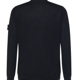 Maglione girocollo in lana con logo L1S155100074 S00FCV0020 STONE ISLAND 
