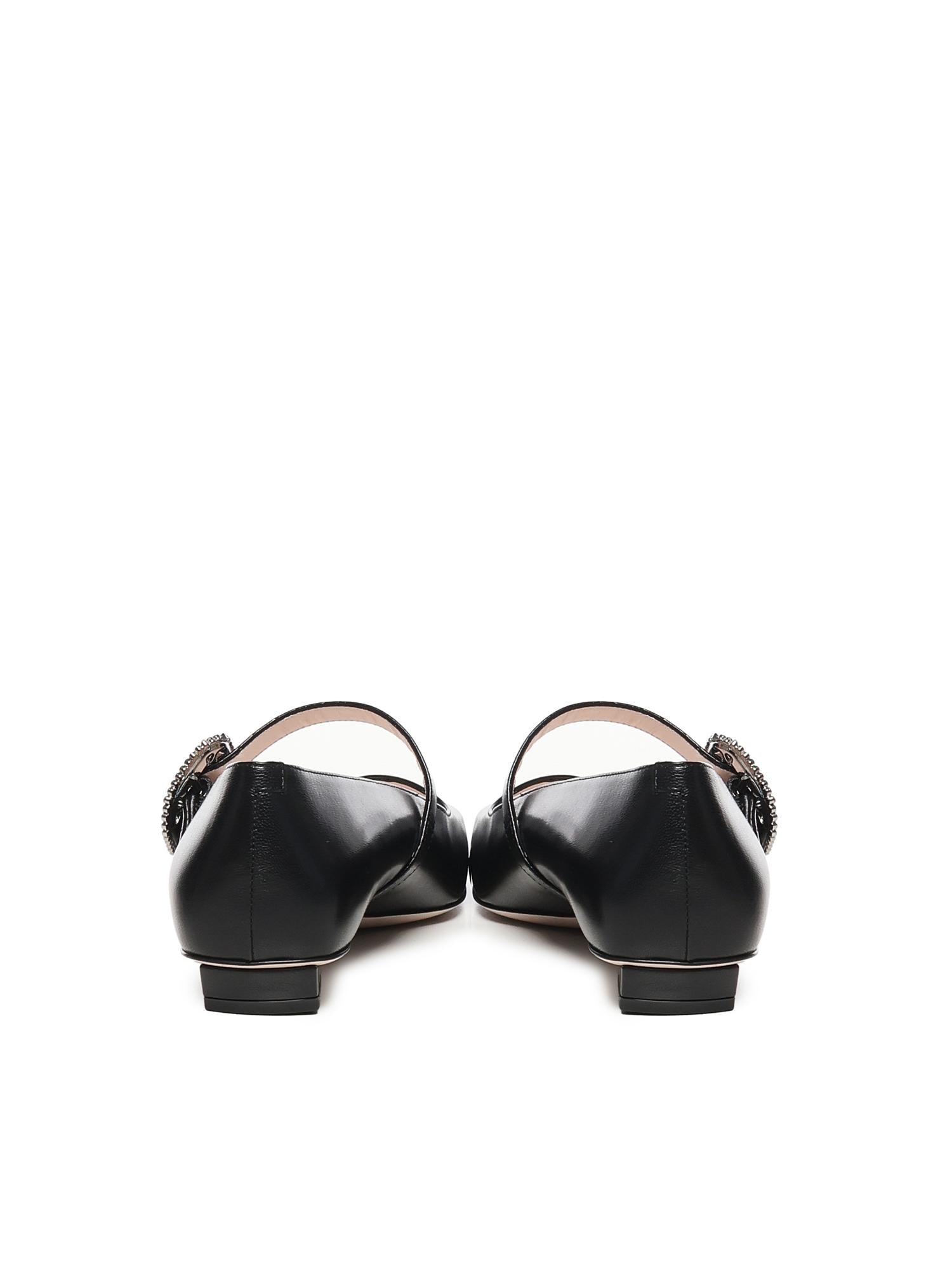 Ballerine Belle Vivier in pelle RVW00743300TGQ B999 ROGER VIVIER 