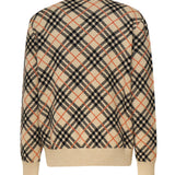 Maglioncino in cashmere check all-over 8098675 B9368 BURBERRY 