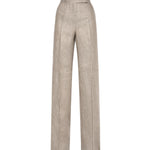 Pantalone in batavia di lino Chevron 2611131012600 002 MAX MARA 