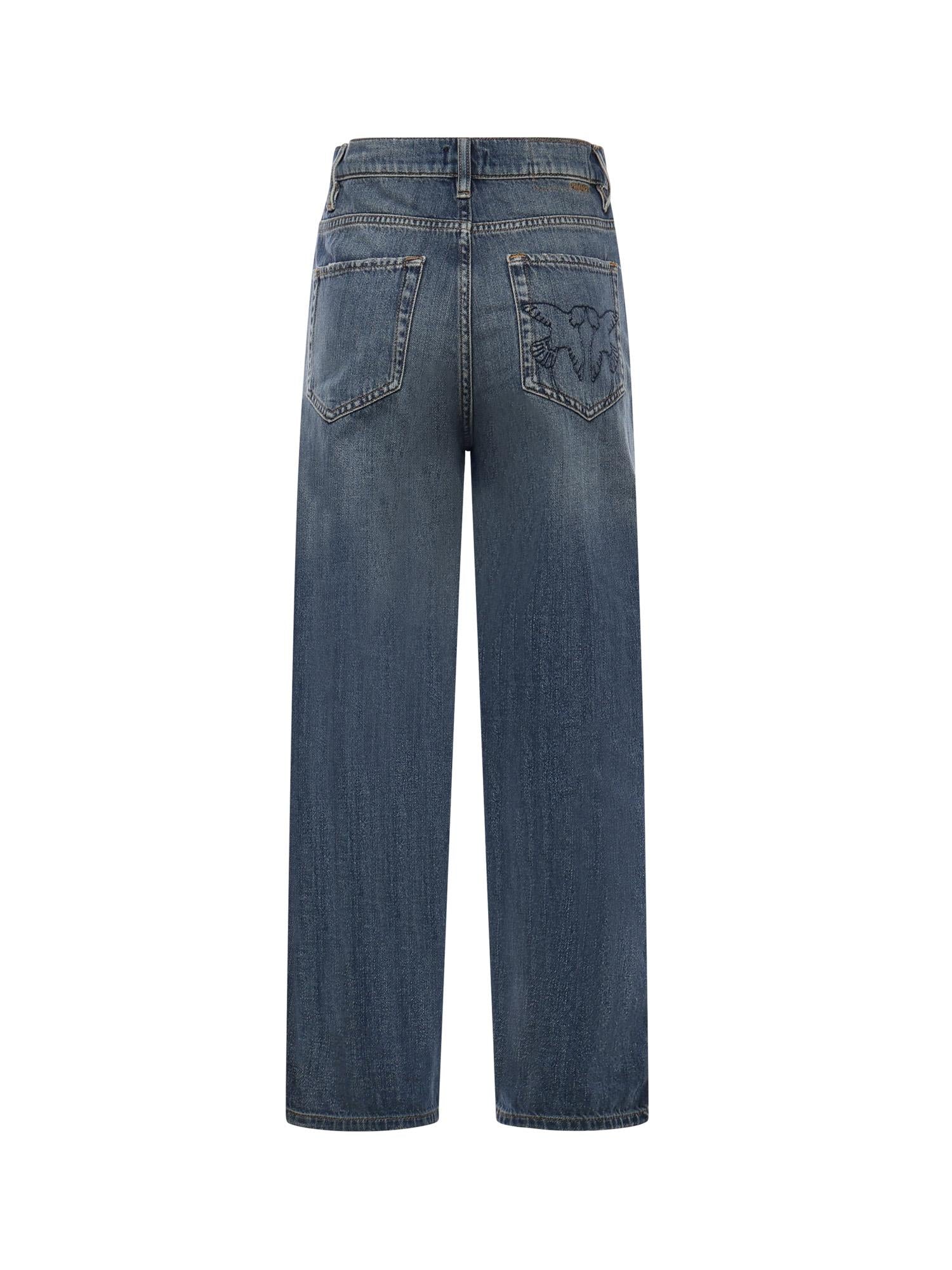 Jeans balloon in denim morbido 103857 A2RQPJC PINKO 