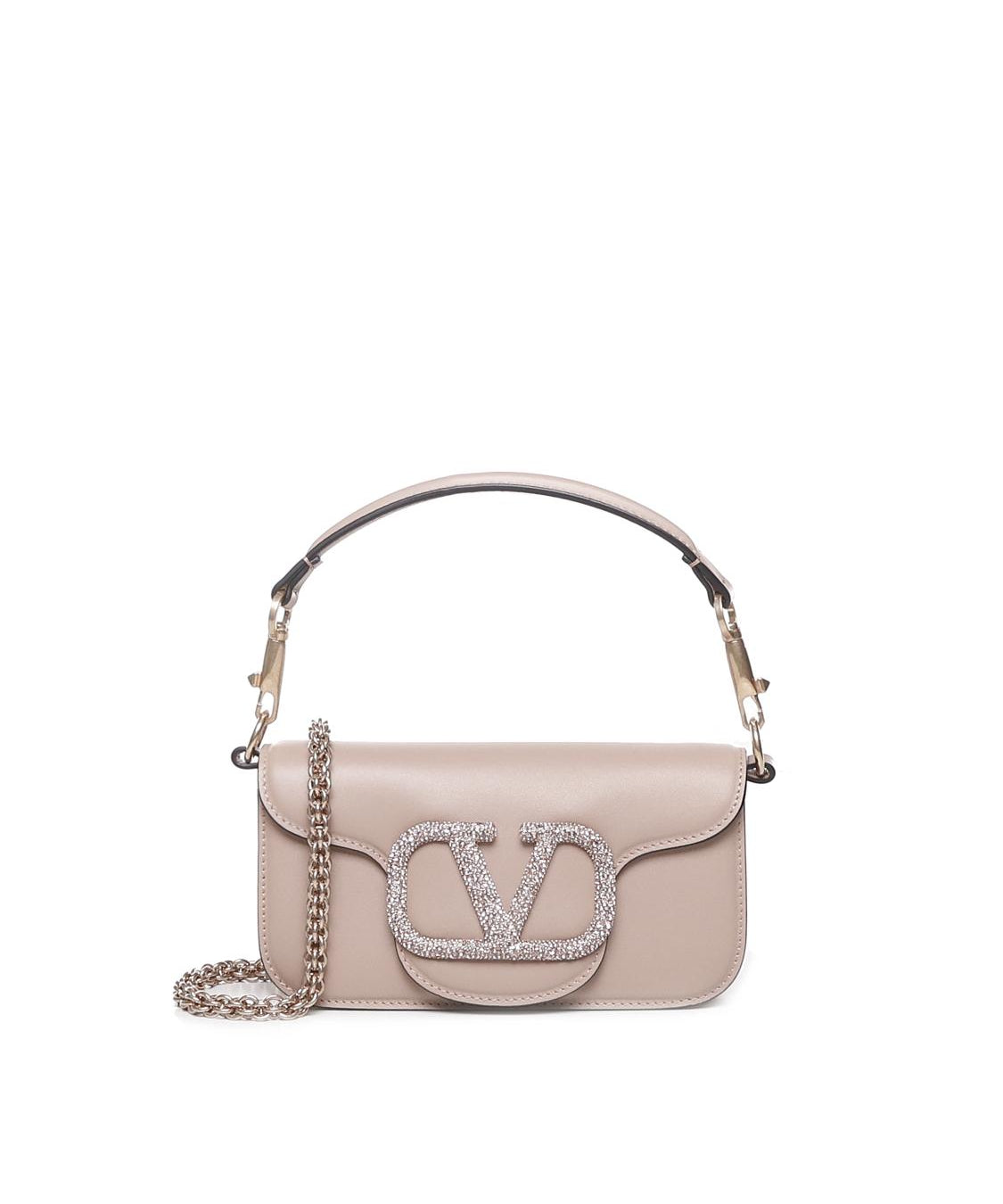 Borsa a spalla Locò con logo gioiello<BR/> 8W2B0K53 KNT7P1 VALENTINO GARAVANI 
