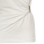 T-shirt Mary con drappeggio 106455 A35DZ05 PINKO 