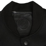 Bomber Varsity in nappa e tessuto VARSITY NAPPANERO GIULIANO GALIANO 