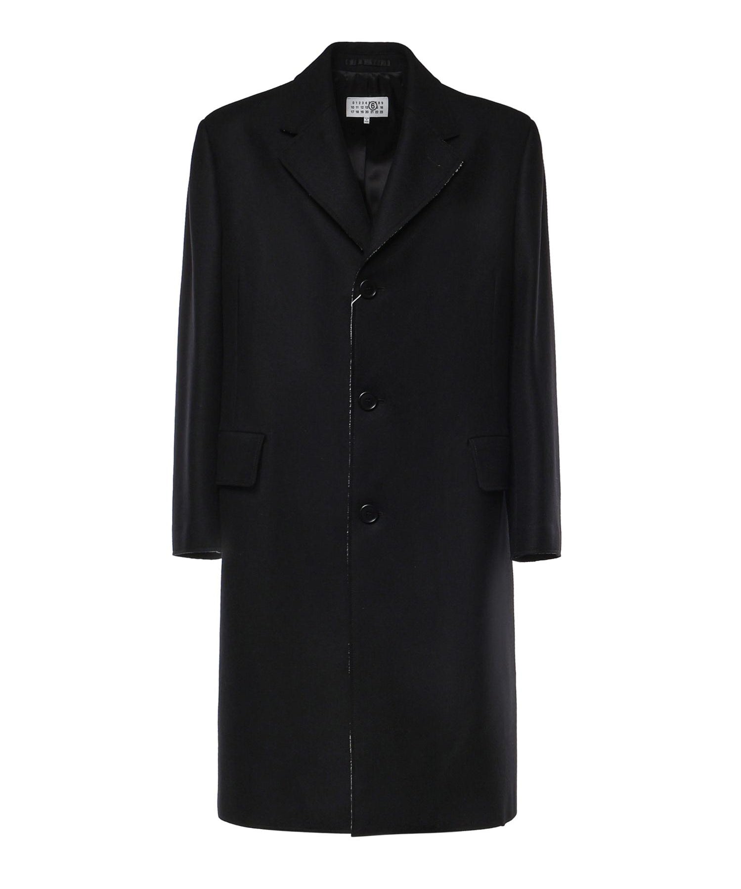 Cappotto monopetto in feltro di lana SH0AA0027 S52207900 MM6 Maison Margiela 