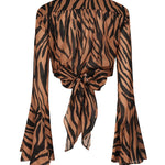 Top Wynn con stampa zebra TM170949B TNC130856 THE ANDAMANE 