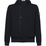 Giacca antigoccia in reps di nylon con logo L1S154100118 S0A22V0020 STONE ISLAND 
