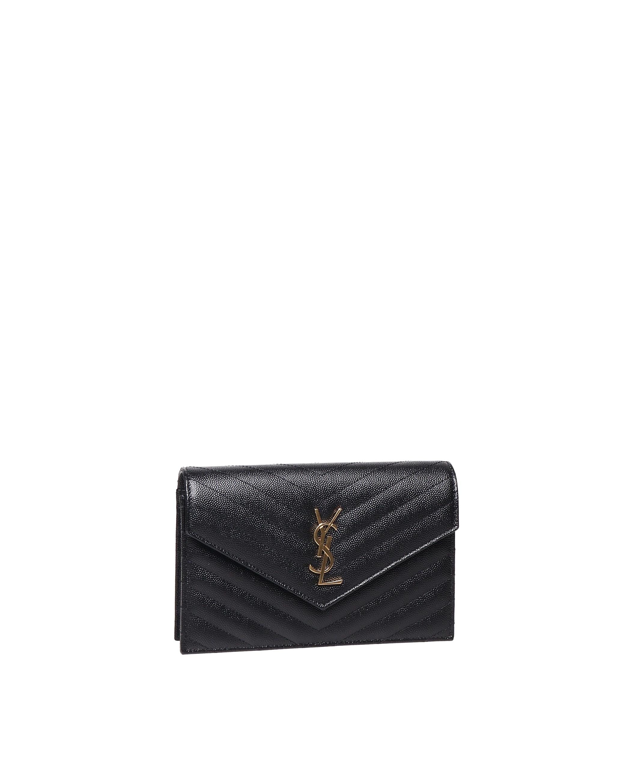 Pochette envelope con catena cassandre 742920 BOW011000 SAINT LAURENT 
