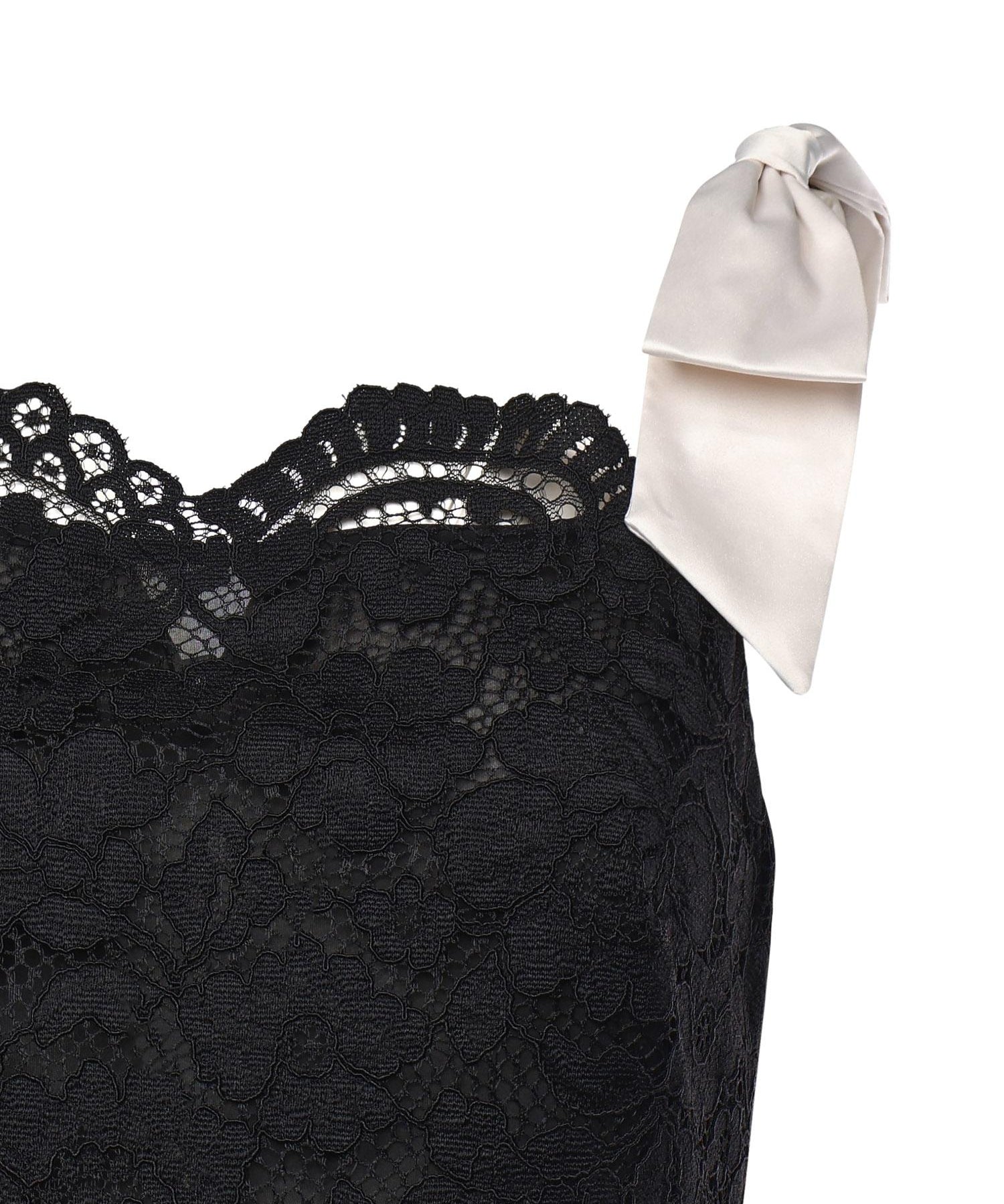Mini abito Lakeside in pizzo CD4101 BLACK FOR LOVE & LEMONS 
