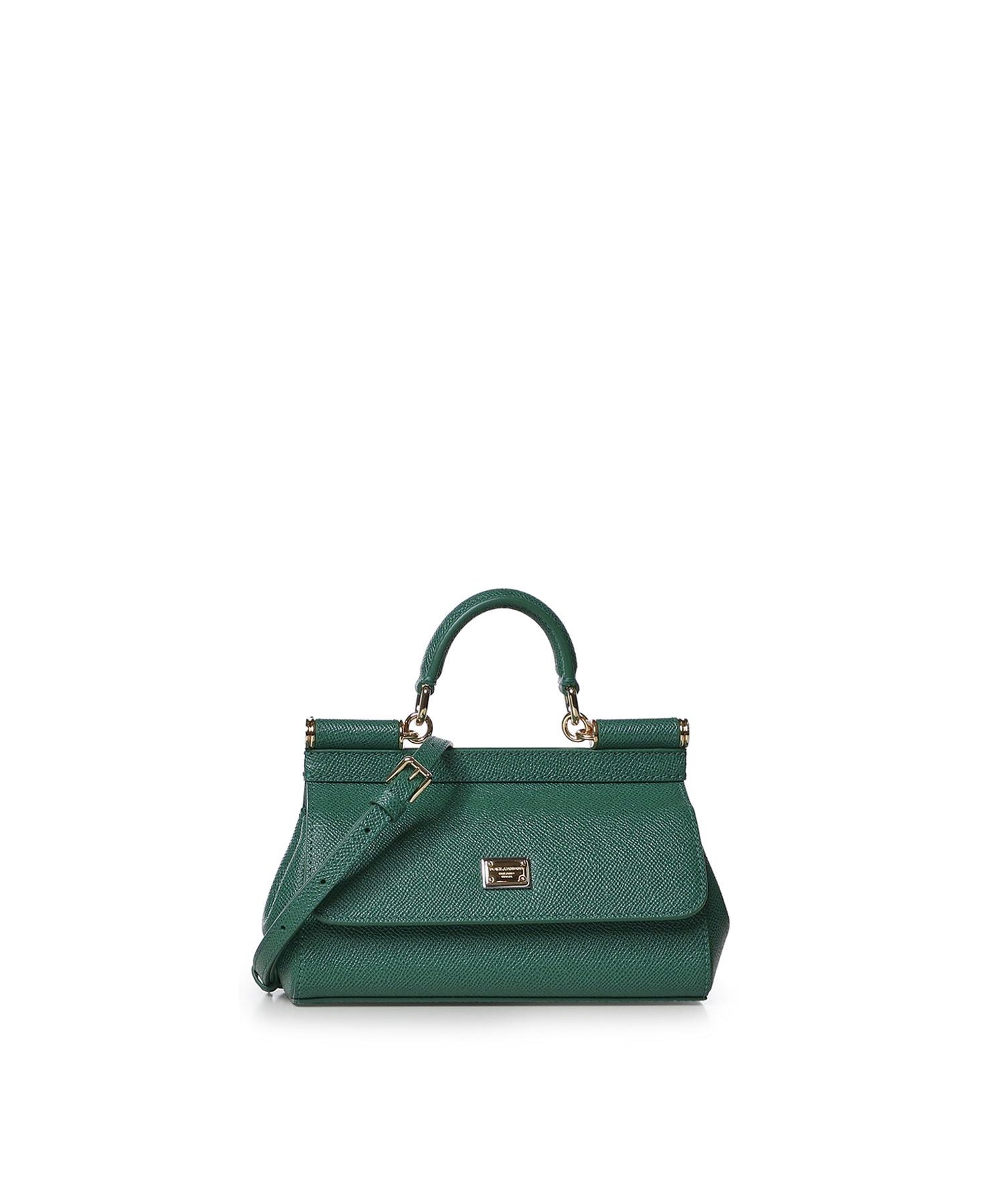 Borsa a mano Sicily mini in pelle di vitello Dauphine BB7116 B100187174 DOLCE & GABBANA 