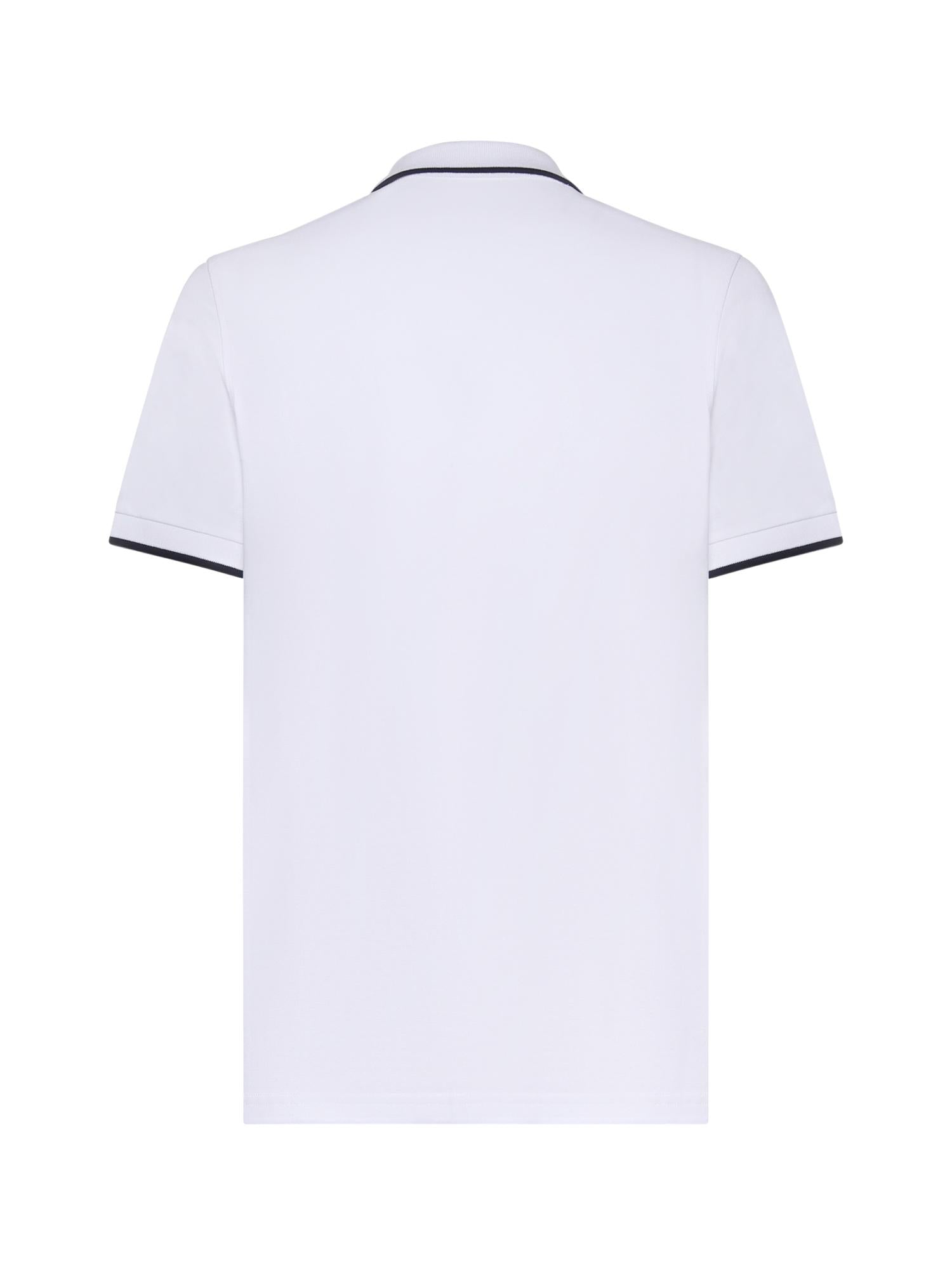 Polo in piquet stretch NPMB252140STDW B001 FAY 