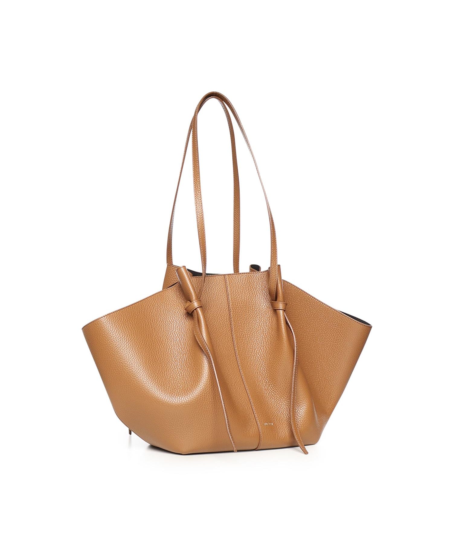 Borsa Mochi in pelle LARGE MOCHI PEBBLE GRAIN LEATHER  YUZEFI 
