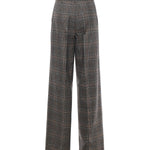 Pantaloni ampi con disegno check 106064 A2ZZPIP PINKO 