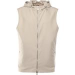 Gilet con cappuccio in seta K75GILK04TES0K085 02 ELEVENTY 