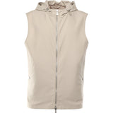 Gilet con cappuccio in seta K75GILK04TES0K085 02 ELEVENTY 