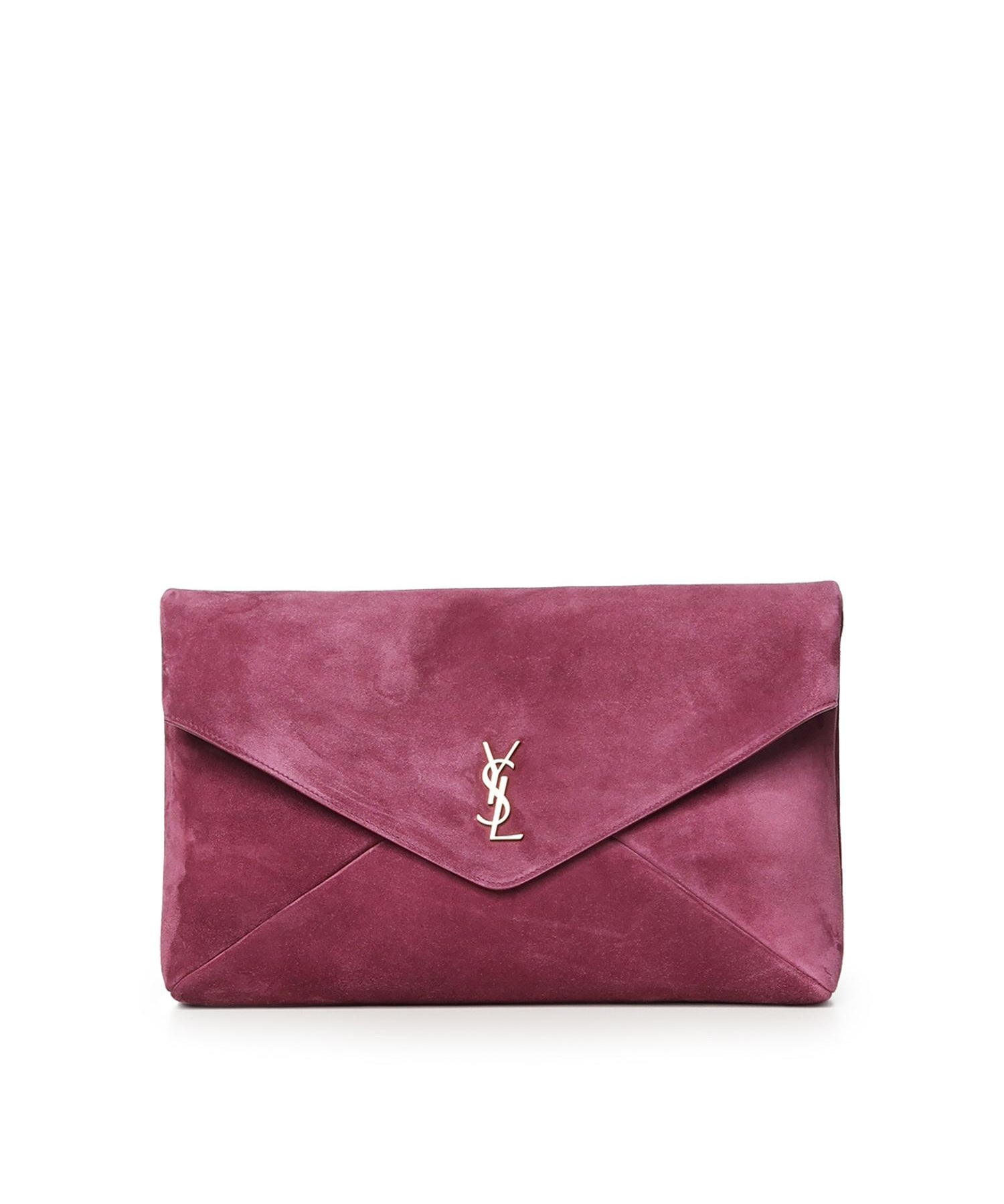 Clutch Cassandre in suede 851590 1U80W6979 SAINT LAURENT 