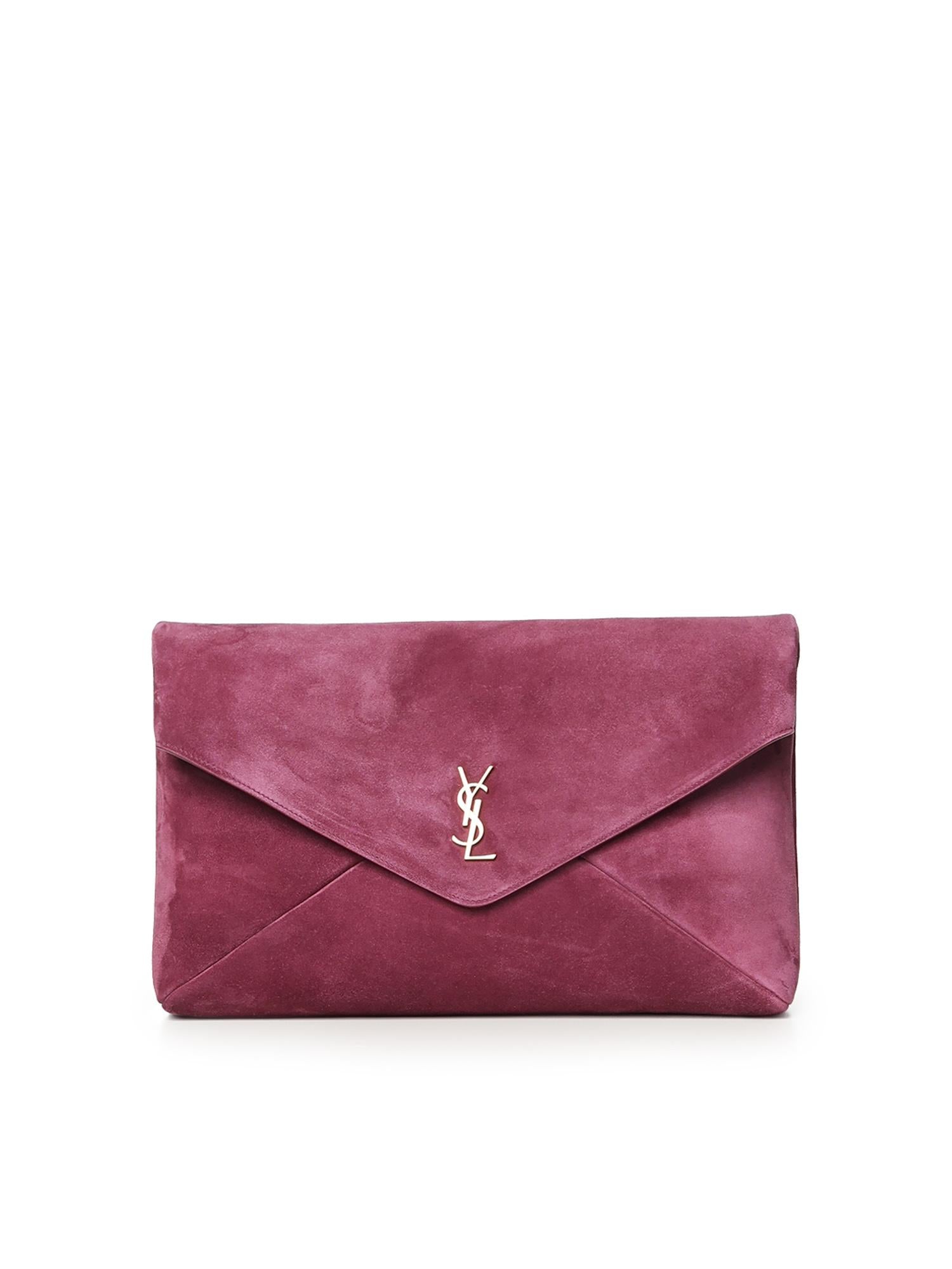 Clutch Cassandre in suede 851590 1U80W6979 SAINT LAURENT 