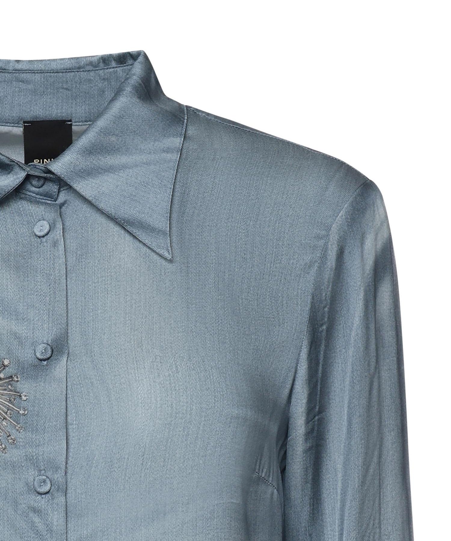 Camicia fluida con stampa gioiello 106211 A37NF15 PINKO 