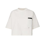 T-shirt crop top in cotone 796160 VKLZ02679 BOTTEGA VENETA 