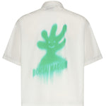 Camicia in cotone con stampa SH003005 LIGHT GREY BONSAI 