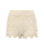 Shorts Lelia in cotone KB0047 CREAM FOR LOVE & LEMONS 
