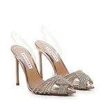 Décolleté Gatsby in PVC con cristalli GASHIGL0 SYPROG AQUAZZURA 