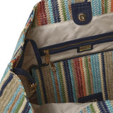 Borsa a spalla con logo 73BS9N701P KARINABLU/MULTICOLOR V° 73 