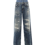 Jeans double layer in denim FTDGSD G8OH5S9001 DOLCE & GABBANA 