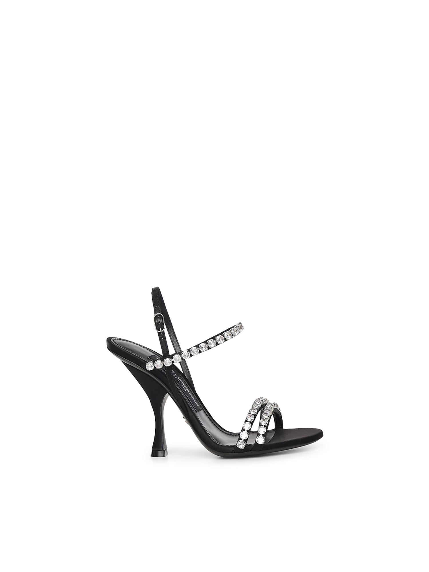 Sandali con strass CR1925 AT3998S488 DOLCE & GABBANA 