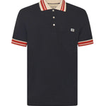 Polo in piquet con patch Vlogo 7V3MH01K B190NO VALENTINO GARAVANI 