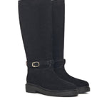 Stivali C-Saddle in suede E4T7B150101 001 COCCINELLE 