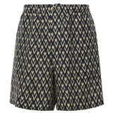 Bermuda in popeline di cotone con stampa Toute la V all over<BR/> 6V3RDE35 AK2QTD VALENTINO GARAVANI 