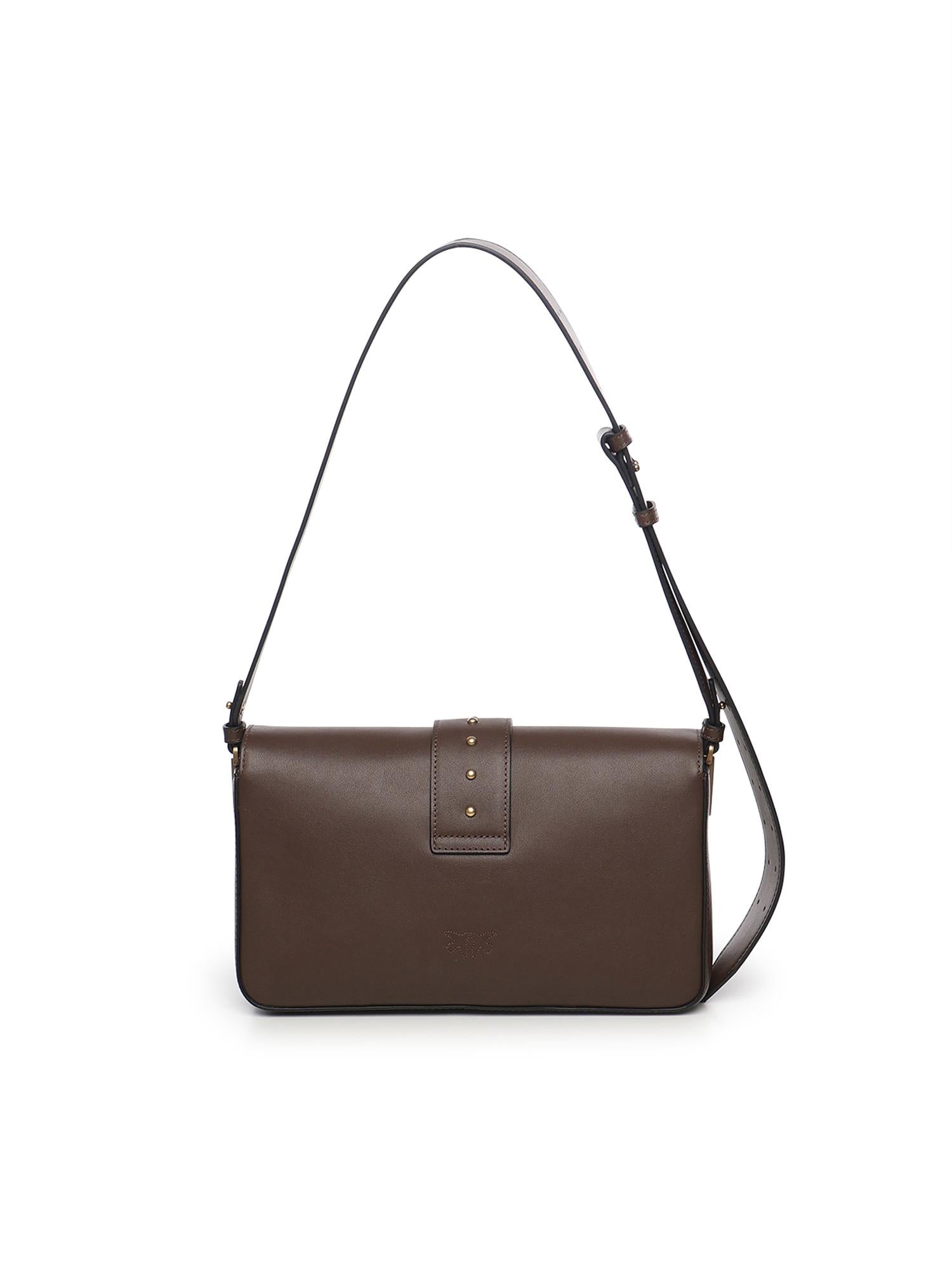 Borsa a spalla Love Bag grande in pelle 104524 A0QOL74Q PINKO 