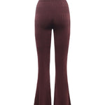 Pantalone palazzo in maglia a costine 5YGB29 5881ZRGP MARCIANO BY GUESS 