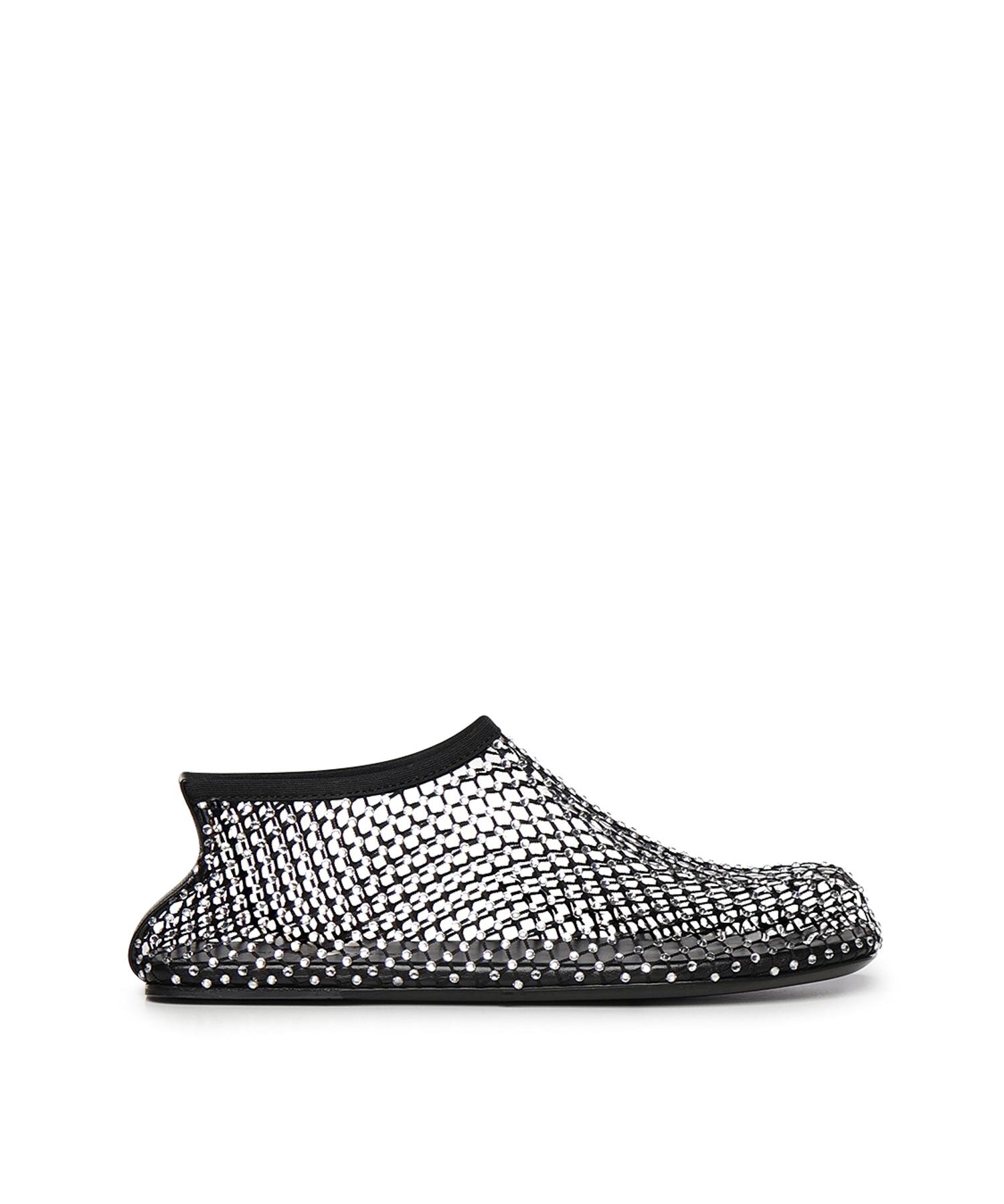 Ballerina Minette in mesh con cristalli 22049013 BLACK CHRISTOPHER ESBER 