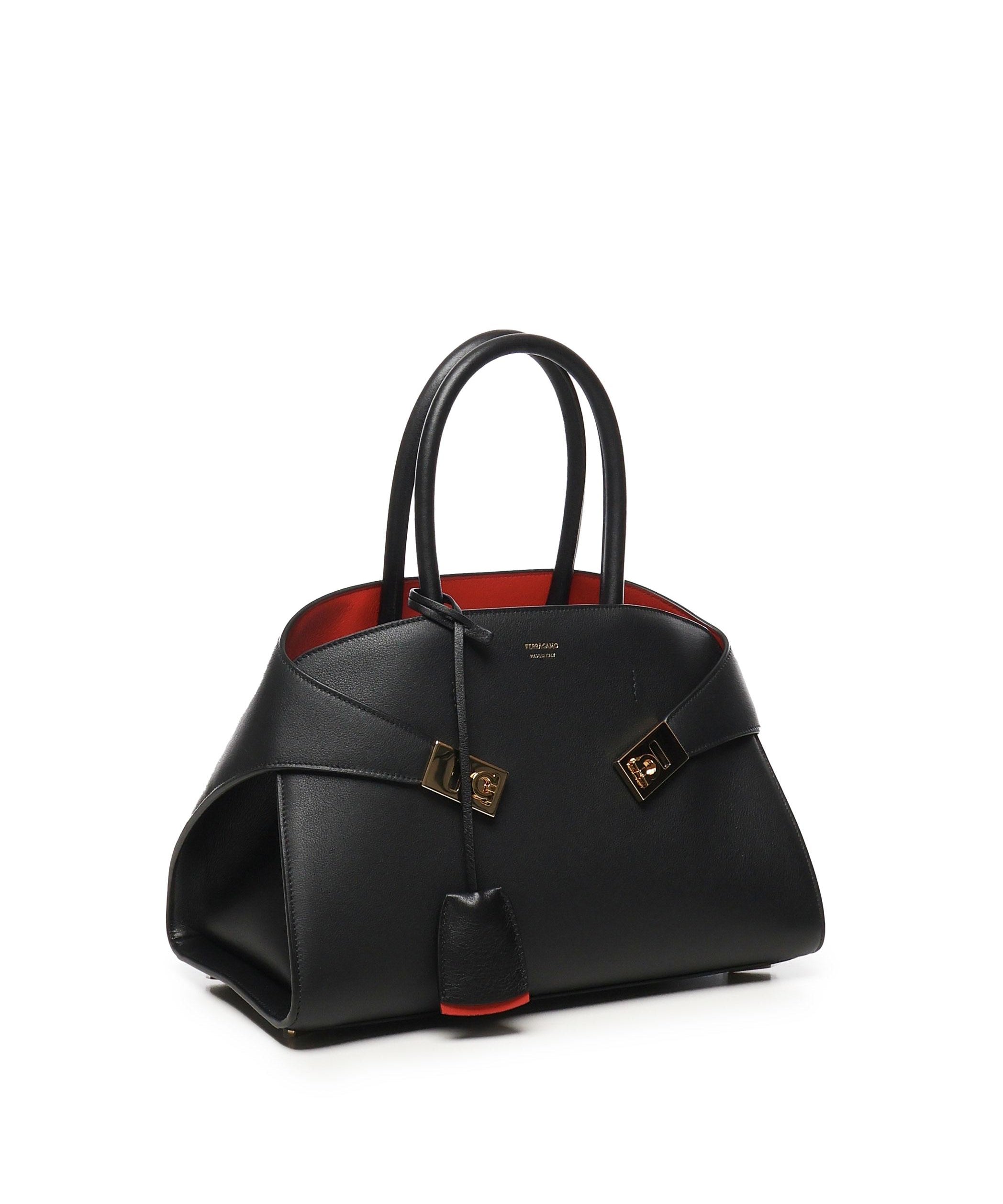 Borsa a mano Hug bicolore 215608 767814008 FERRAGAMO 