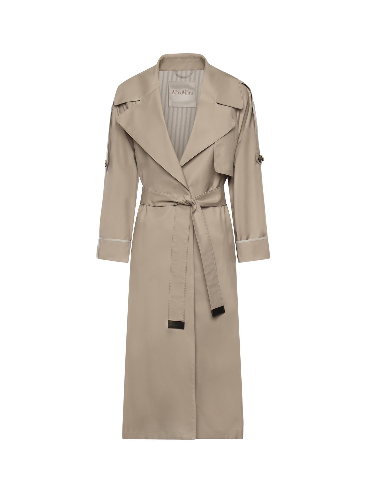 Trench over in twill antigoccia 2619021014600 013 MAX MARA THE CUBE 
