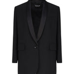 Blazer monopetto in misto lana DJ586WF0174D XXX999 DONDUP 