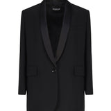 Blazer monopetto in misto lana DJ586WF0174D XXX999 DONDUP 