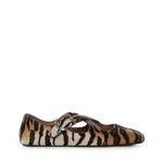 Ballerine incrociate in cavallino AA3A046I105 113 ALAIA 