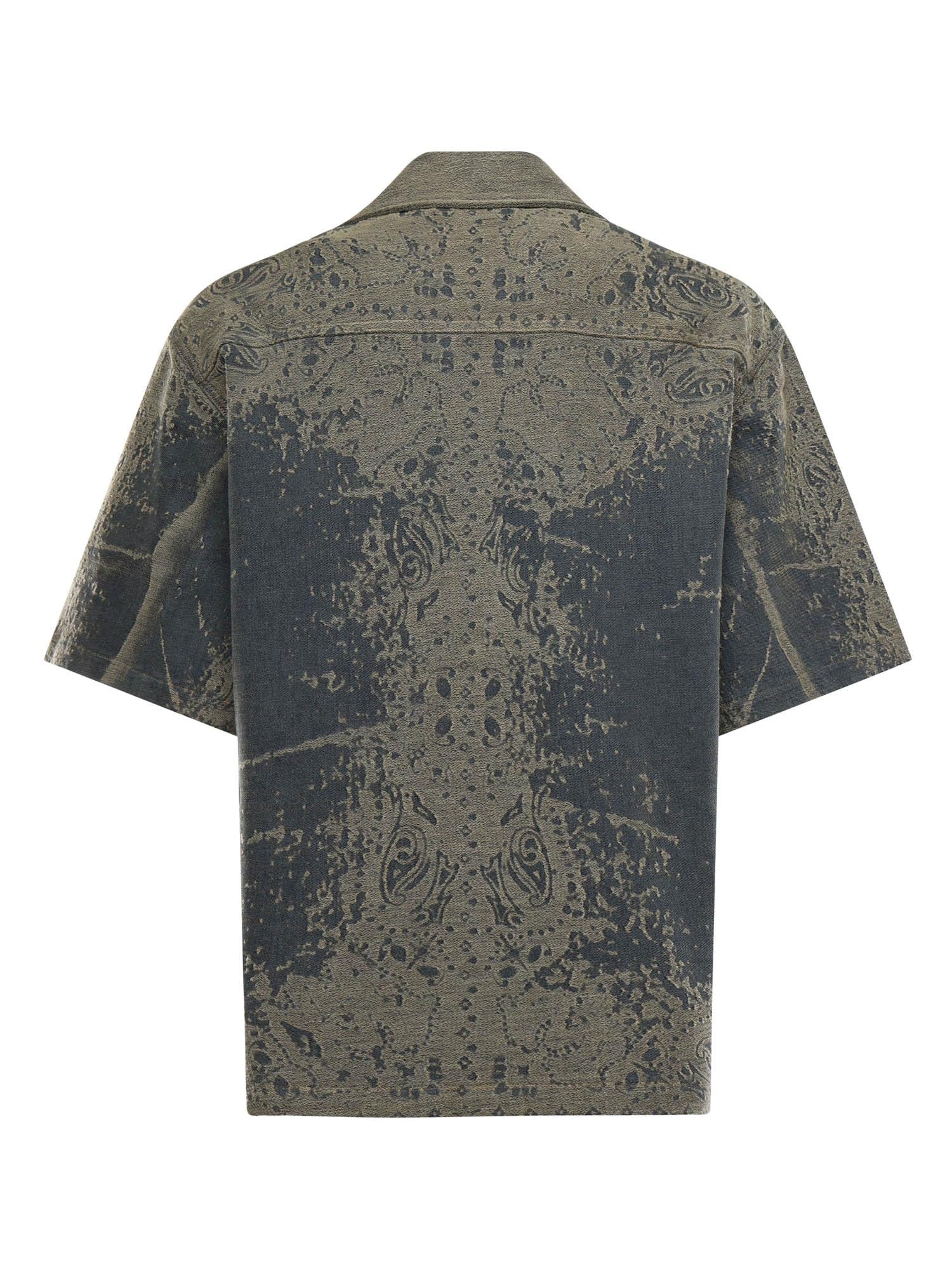 Camicia Bandana in denim AMTOSH1023 767 AMIRI 