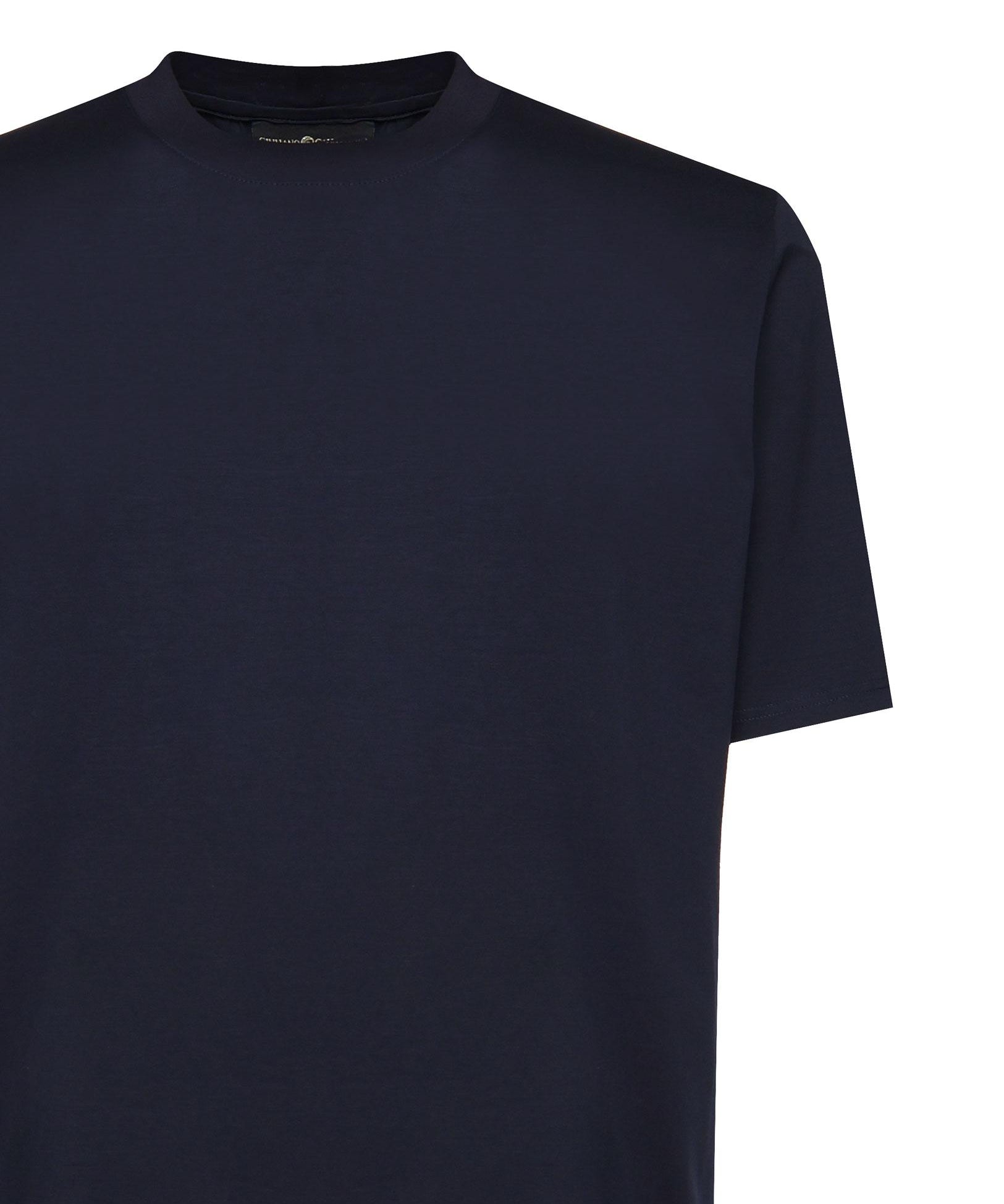 T-shirt Vice in cotone premium VICE BLU GIULIANO GALIANO 