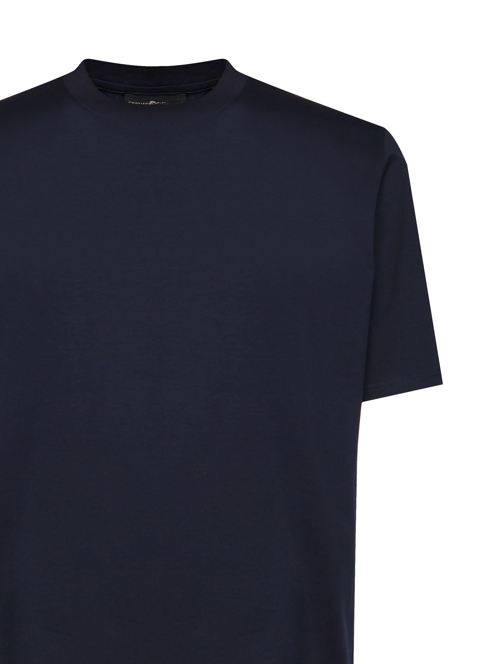 T-shirt Vice in cotone premium VICE BLU GIULIANO GALIANO 